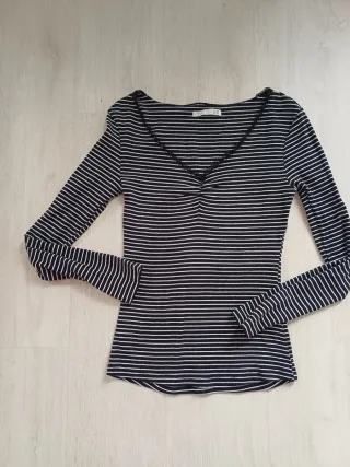 Camiseta de rayas manga larga