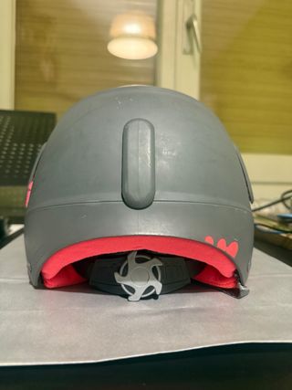 Casco de esquí Wed'ze gris y rosa 56-59cm talla M