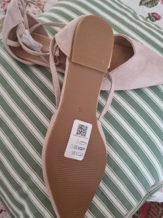 Bailarinas ASOS rosa empolvado