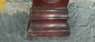 Estructura cama antigua caoba para restaurar