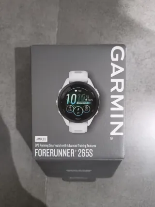 Garmin Forerunner 265 s Blanco/Verde