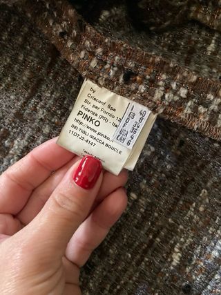 Giacca Pinko fantasia marrone