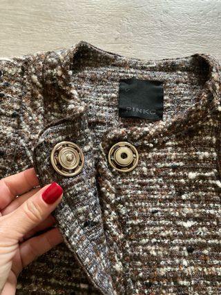 Giacca Pinko fantasia marrone