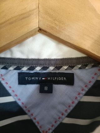 Camisa Tommy Hilfiger Rayas Azul Marino Talla S