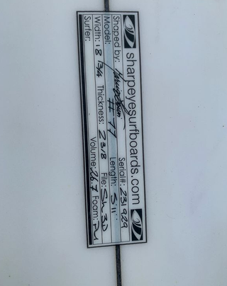 Tabla de surf Sharpeye 5'11