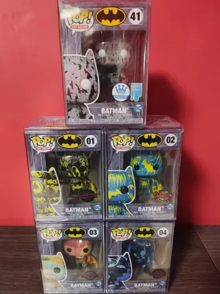 Pack 5 Funko Pop Batman Art Series