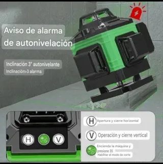 Nivel Láser 4D 16 Líneas Accesorios