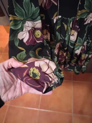 Vestido Dixie floral manga larga