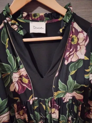 Vestido Dixie floral manga larga