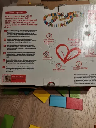 Hape Domino Dinámico 107 Piezas