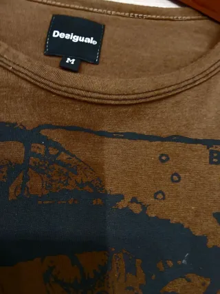 Camiseta Desigual M Estampado Engranajes