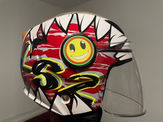 Casco Moto Infantil Diseño Tiburón