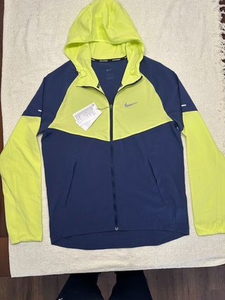 Chaqueta Nike Running Azul y Amarillo S