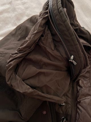 Cazadora marrón hombre