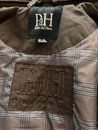 Cazadora marrón hombre