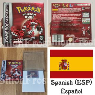 5 Cajas METALIZADAS Pokémon Game Boy Advance