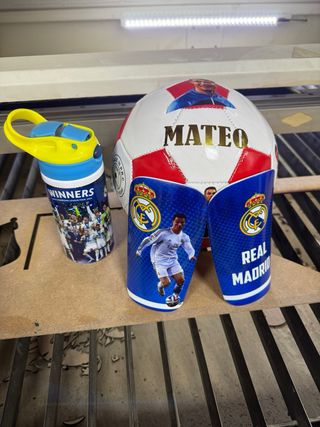 Pack Balón, Espinilleras y Termo Personalizado