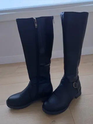 Botas altas mujer negras