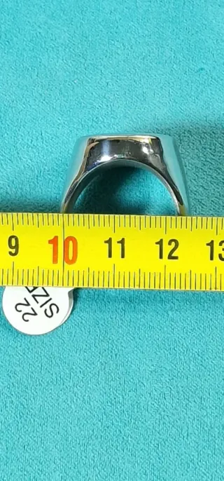 SELLO enorme y pesado, inoxidable. Mixto.