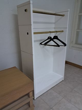 ARMARIO VESTIDOR PERCHERO con RUEDAS.