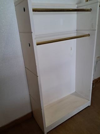 ARMARIO VESTIDOR PERCHERO con RUEDAS.