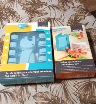 2 Sets Sellos Decorativos Crelando