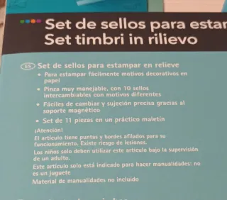 2 Sets Sellos Decorativos Crelando