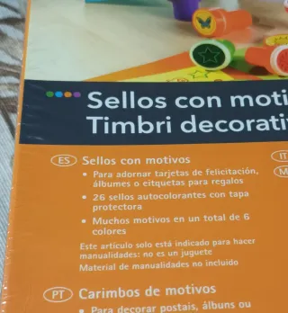 2 Sets Sellos Decorativos Crelando