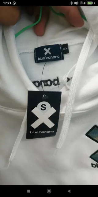 Sudadera Blue Banana Blanca