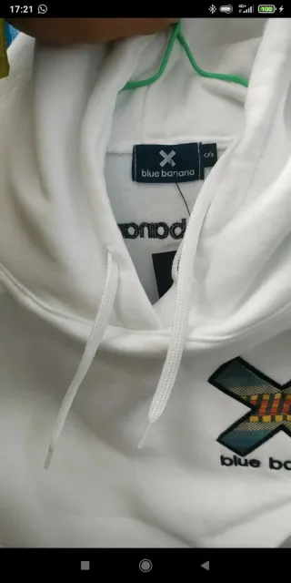 Sudadera Blue Banana Blanca