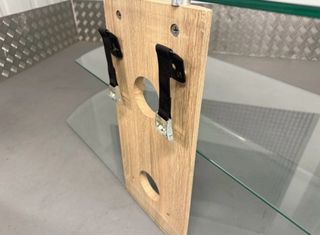 Mesa TV Cristal y Madera