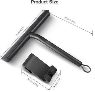 Raspador Vinabo per pulizia vetri doccia, ideale per pareti doccia, specchi, piastrelle e finestre