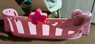 Cuna Nenuco Rosa con Osito y Estrella