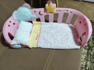 Cuna Nenuco Rosa con Osito y Estrella