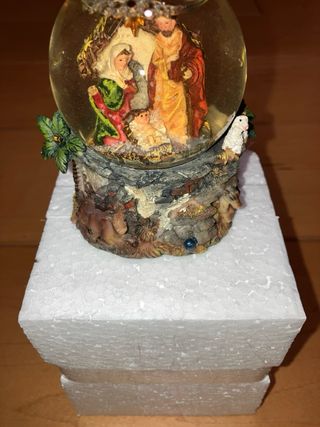 Bola de agua con Belén NUEVO en su caja y blister