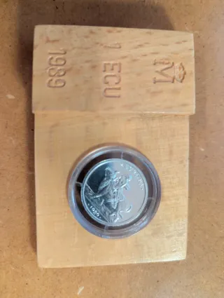 Moneda 1 ECU 1989