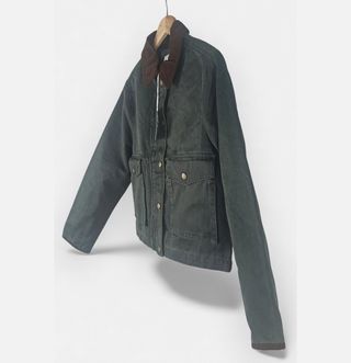 Chaqueta Encerada Springfield Tipo Barbour Mujer