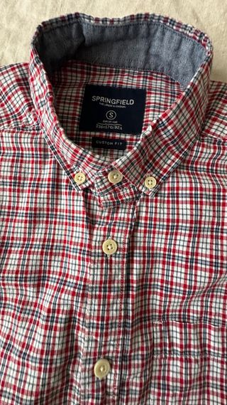 Camisa Springfield Custom Fit Cuadros