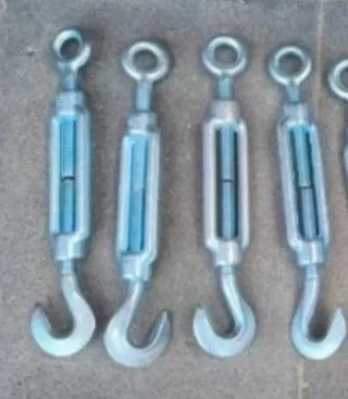 4 Tenditori a gancio e occhio