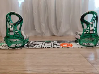 Tabla Snowboard Firefly + Fijaciones + Botas+funda