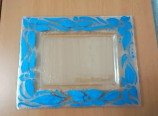 Vassoio e 6 bicchieri di cristallo da shot