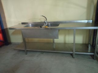 Mueble Fregadero Hostelería Acero Inoxidable