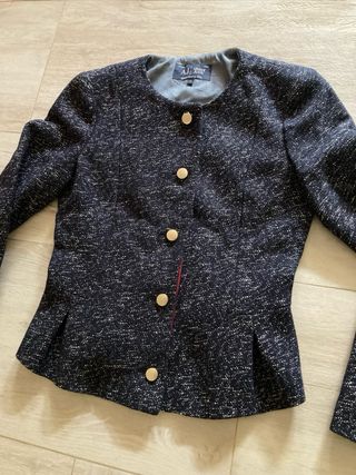 Giacca Armani Jeans blu e rossa