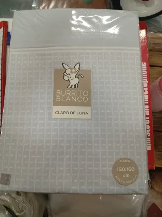 Set lenzuola Burrito Bianco Chiaro di Luna