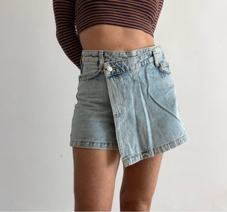 Falda Short Jean Zara Talla XS