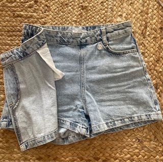 Falda Short Jean Zara Talla XS