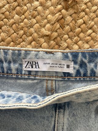 Falda Short Jean Zara Talla XS