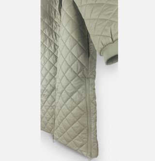 Abrigo largo acolchado Noisy May verde mujer