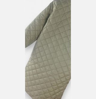 Abrigo largo acolchado Noisy May verde mujer