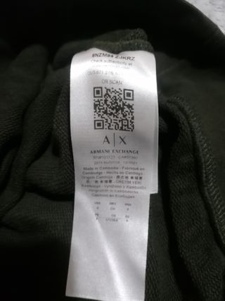 Jersey Armani + regalo